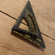 Stanley STA46053 Adjustable Quick Square 170mm Roofing Angle Rafter Aluminium