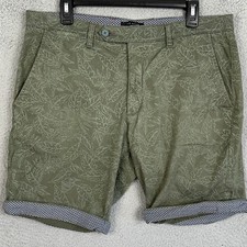 Ted Baker Shorts Mens 33 Olive