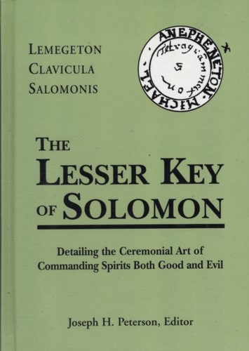 Lesser key solomon by - lesser, of