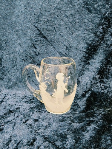 Antique handblown mary gregory - handblown,