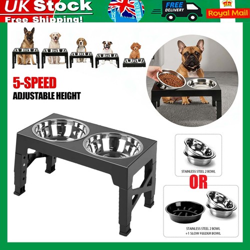 Large dog food feeding stand - large,