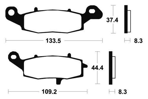 For kawasaki klv 1000 front - for,