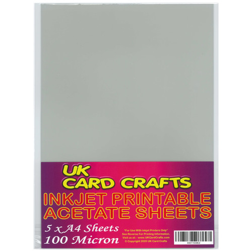 Printable inkjet acetate - a4,