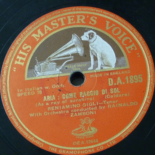 78rpm beniamino gigli come - beniamino,