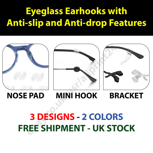 Anti slip silicone ear - ear, grip