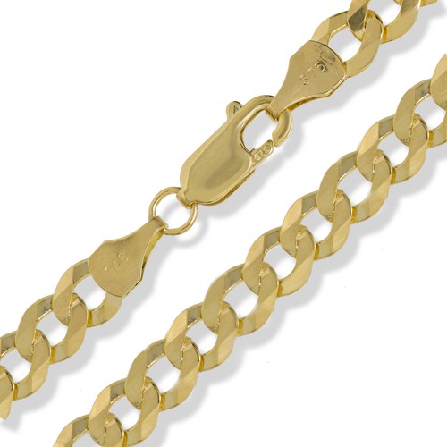 9ct gold curb chain - 9ct,