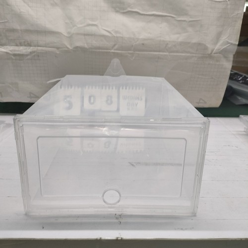 12x clear plastic shoe - 6/12x,