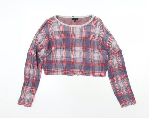 Topshop womens red - topshop, neck