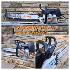 CUSTOM Dyed Ported Stihl MS460 + Light 06 Bar And Many New Parts 6HP 76.5CC Pro