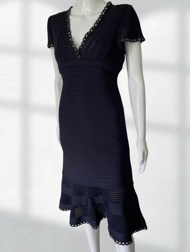 Herve leger navy grommet - leger,