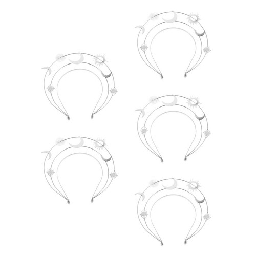 5pcs crown headband headpiece - crown,