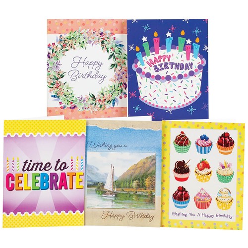 Birthday card variety - card, pack