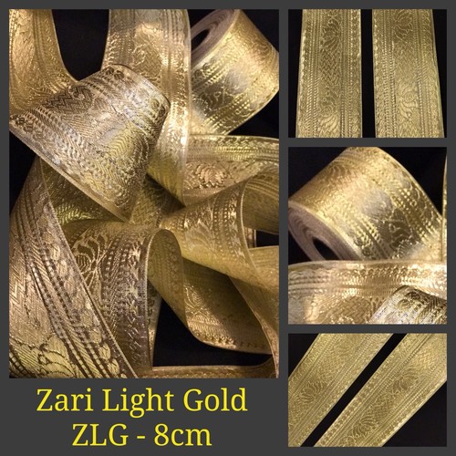 Yard zari light golden tape - yard,