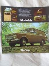 Moskvich range brochure Sep