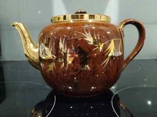 ANTIQUE possibly ART DECO GIBSONS BROWN TEAPOT