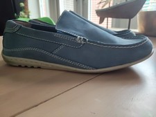 Mens Rockport Slip on Loafers, Size 9. Deck Driving Shoes.