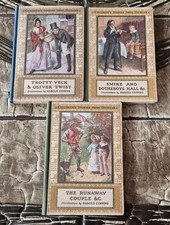 c. 1920s Children's Stories from Dickens Raphael Tuck Assorted Lot Copping - VG