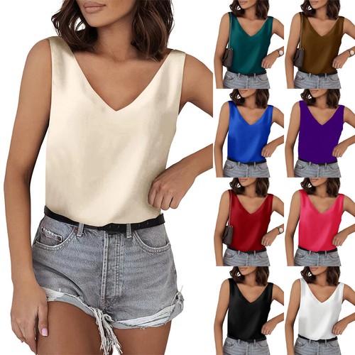 Womens satin tank - womens,