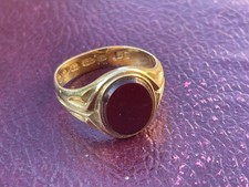 22 Ct Gold Carnelian Signet Ring