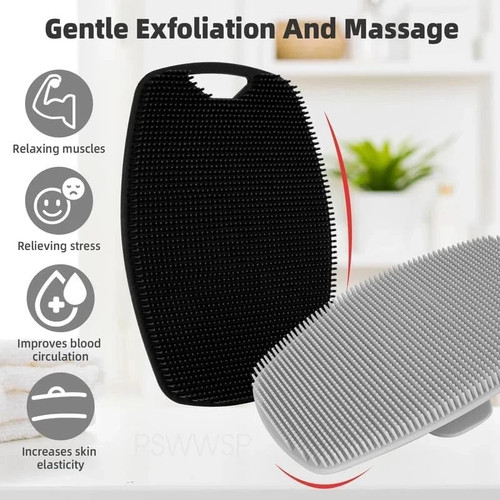 Silicone body scrubber shower - silicone,