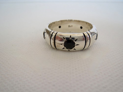 Branded sterling silver - &,