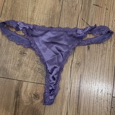 La Senza Purple Thong Uk 12/14