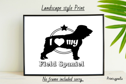 Field spaniel dog pet - field,