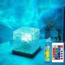 Remote Aurora Projector Lamp Cube Northern Lights Dynamic Water Wave Light UK.