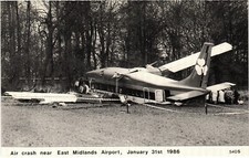Postcard Air Crash Near East
