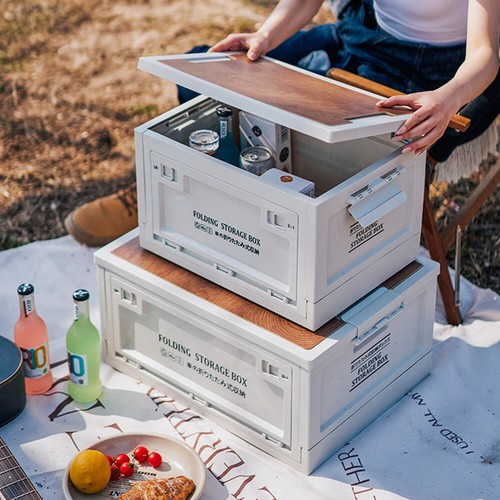 Folding camping picnic storage - folding,