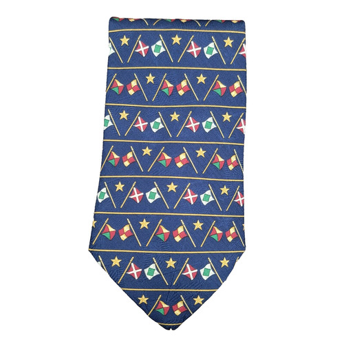 Tommy hilfiger tie 57x4 - hilfiger, flag