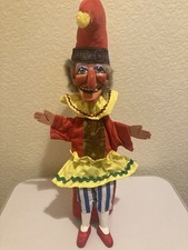 Punch & Judy ' Mr Punch ' Puppet , Hand Made, Painted & Superb ! Free P&P.