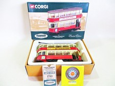 CORGI TRAMWAY 36704 'LONDON TRANSPORT FULLY CLOSED TRAM'. Ltd Ed 1:76. MIB/BOXED