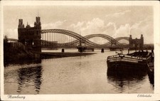 Postcard Hamburg, view to the