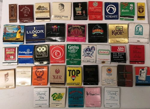 Vintage american matchbooks - vintage,