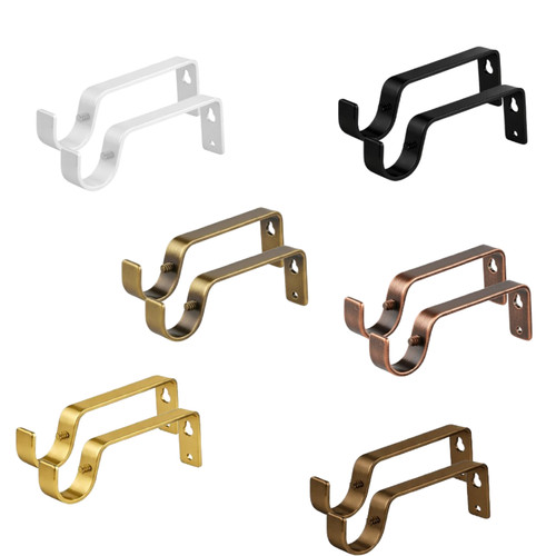 Metal curtain rod rail - curtain,