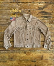Levi’s Big E 1960’s USA Corduroy Trucker Jacket Size Medium