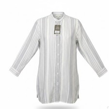 Garnet Hill Womens White/Blue