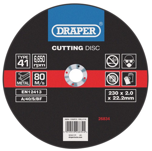 Flat metal cutting discs 230 - cutting, (230
