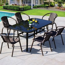 5/7Piece Rattan Garden