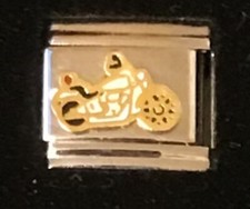 Motorcycle Italian Charm Enamel Link 9MM K47