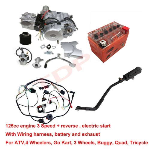 125cc semi auto - semi, engine