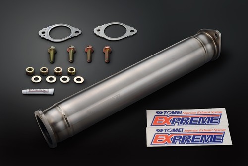 Tomei titanium cat straight - titanium,