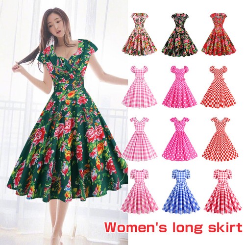 New women floral print vintage - print,