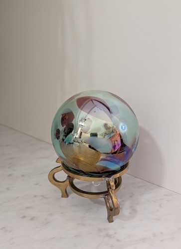 Vintage hand blown art - hand,