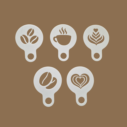 Set coffee stencils - set,