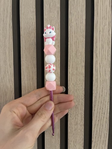 Beaded crochet hook knitting - hook,