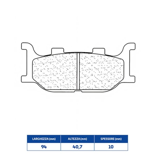 Front sintered brake pads for - front,