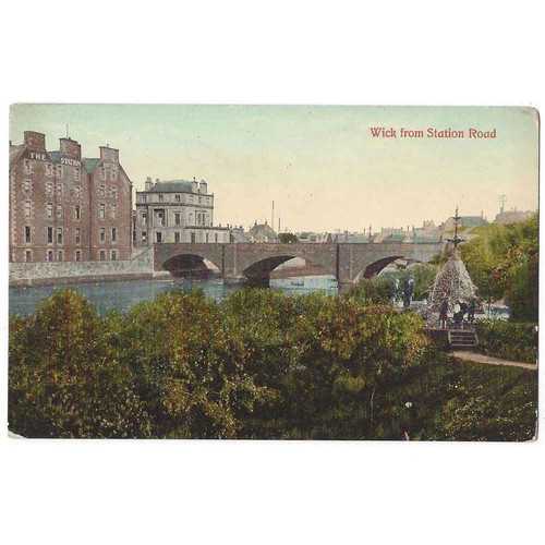 Wick from station - station, road