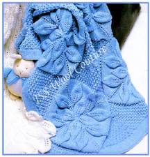 Knitting Pattern blanket cot